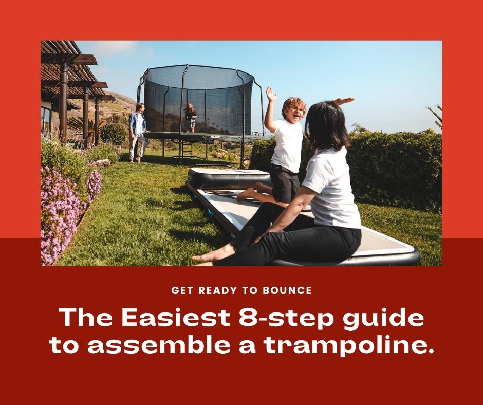 how to set up a trampoline